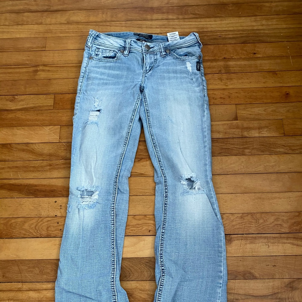 Aiko Silver Jeans